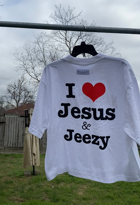 JESUS & JEEZY Heavyweight Tee in White